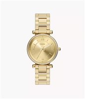 Armbanduhr Fossil Dame Carlie in Stahl ES5465